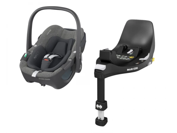 Pebble 360 autosedačka Select Grey + základňa FamilyFix 360