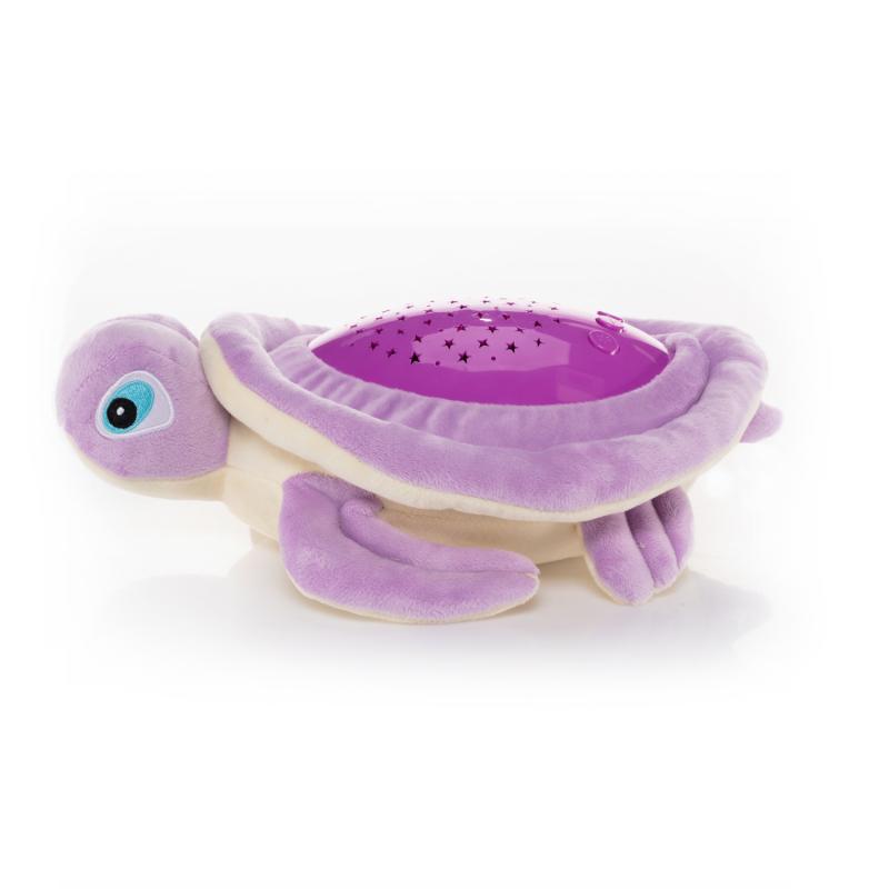 Plyšová hračka s projektorom Korytnačka, Purple
