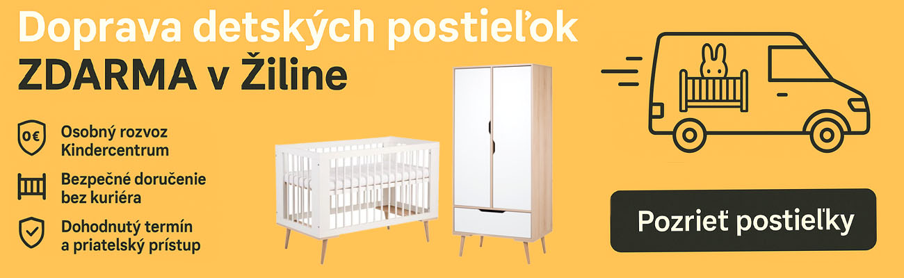 Doprava detského nábytku v Žiline v cene nákupu
