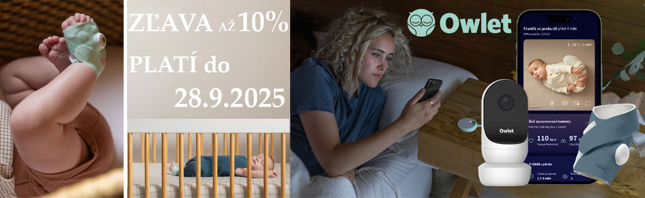 Detská pestúnka Owlet  inteligentný monitor spánku